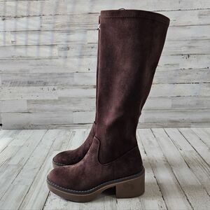 White Mountain Brown Sock Tall Boots Womens Size 5.5 NEW